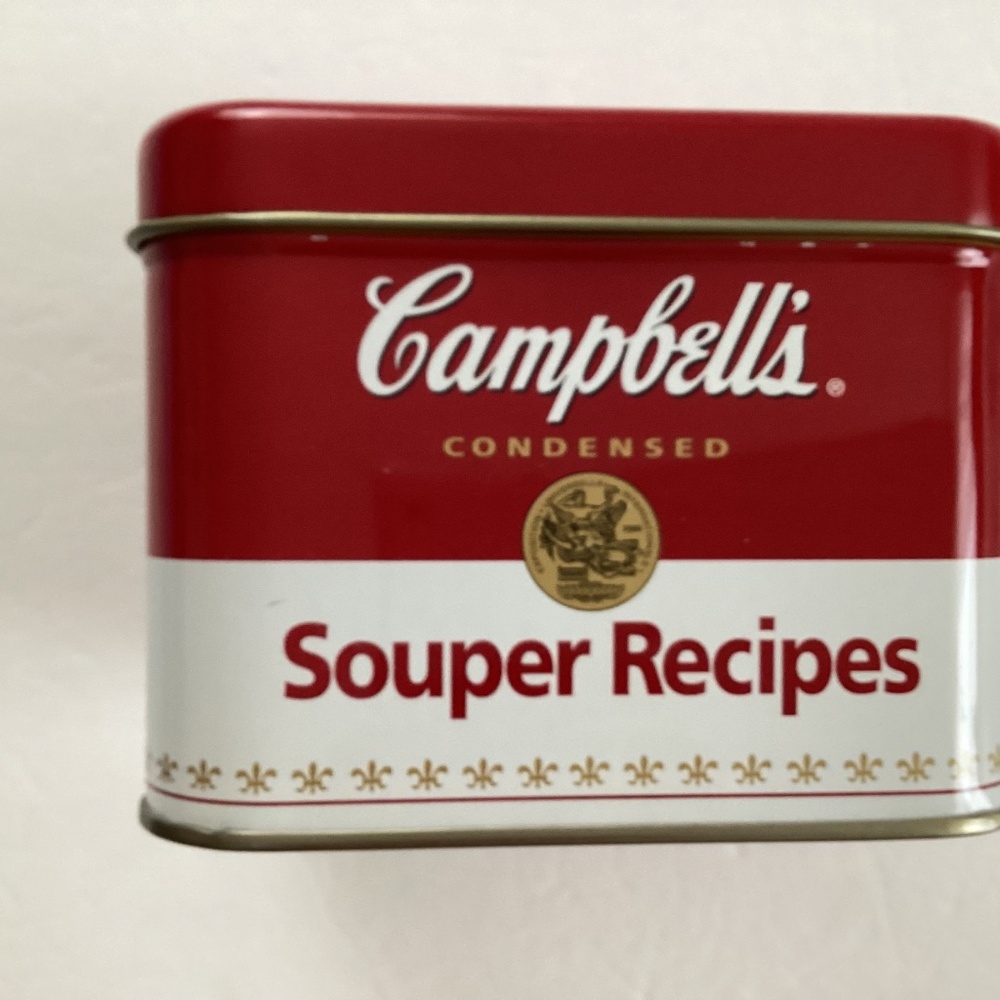 Vintage Campbell’s’s Souper Recipe Tin Box Cards Labels - Picture 9 of 11